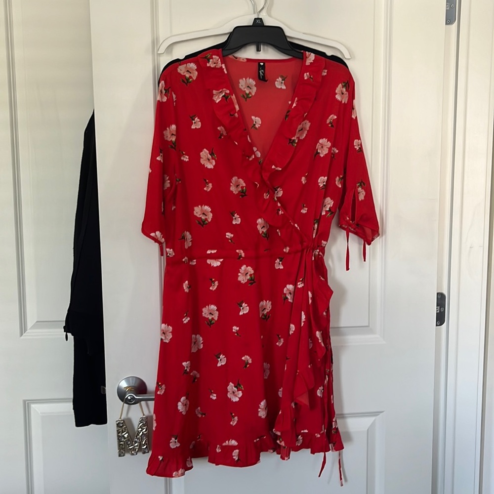 ASOS faux wrap dress